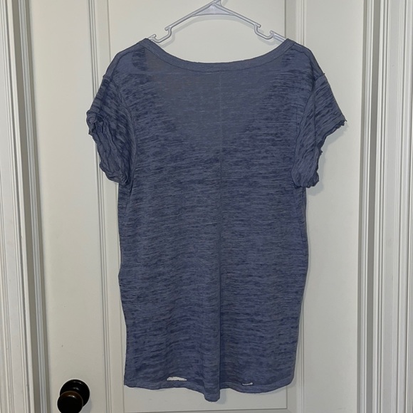 Distressed Free People V-neck Tee - Picture 4 of 5